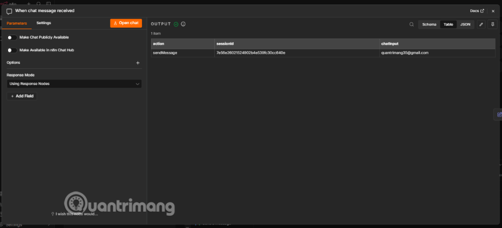 workflow data table n8n