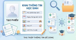 Prompt tạo phiếu khai thông tin học sinh đầu năm