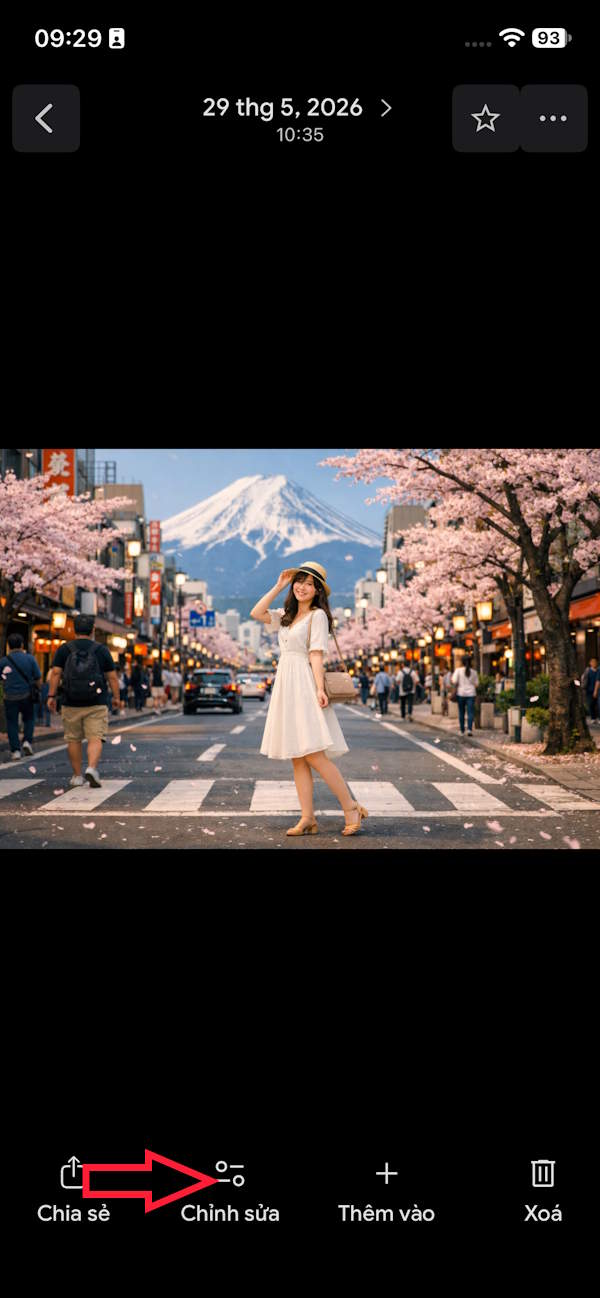 Editing photos in Google Photos