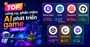 TOP công cụ, phần mềm AI phát triển game miễn phí