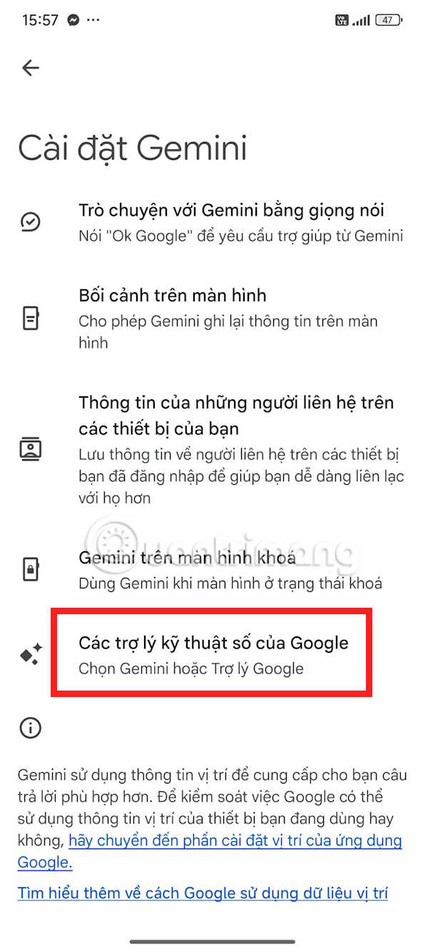 Trợ lý trên Android