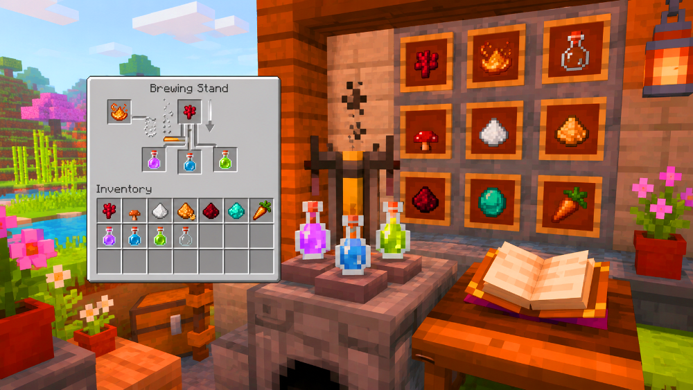 thuốc sức mạnh Minecraft