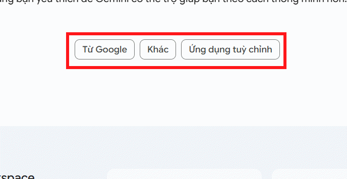 3 nhóm ứng dụng kết nối trên Gemini