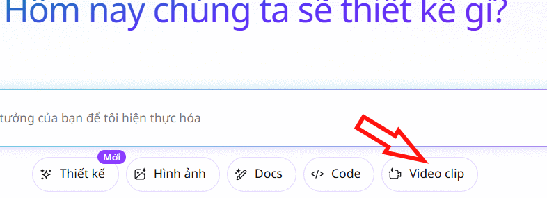 Tạo video trên Canva AI