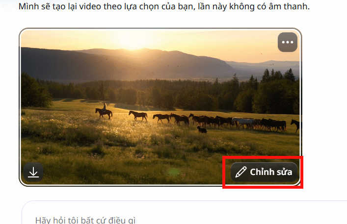 Chỉnh sửa video AI tạo trên Canva