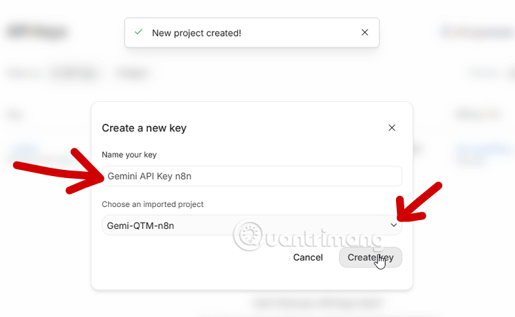 Google AI Studio API key