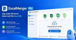 ExcelMerger Pro - Công cụ gộp file Excel trực tuyến