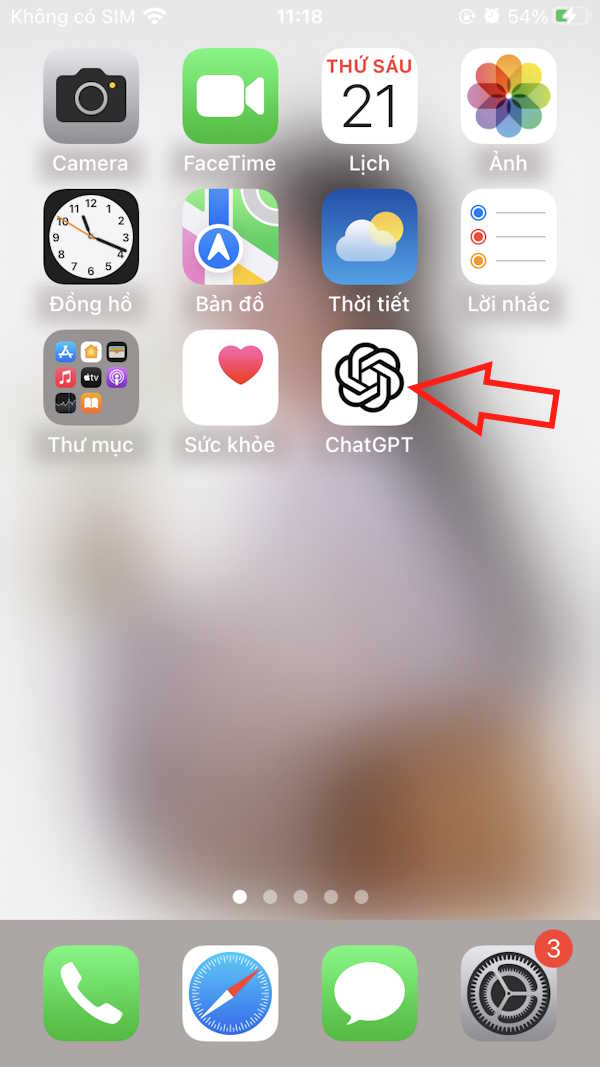 Lối tắt ChatGPT trên iPhone