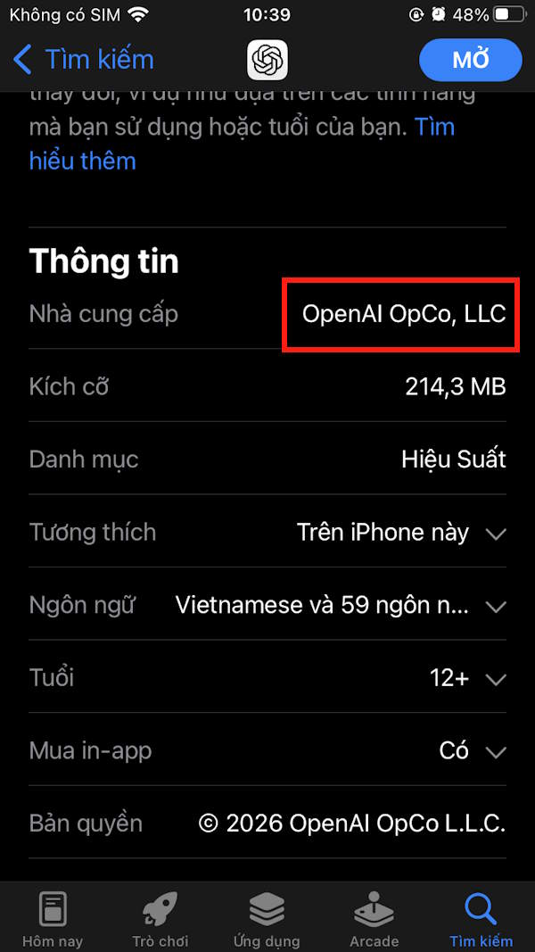 Nhà phát hành ChatGPT OpenAI