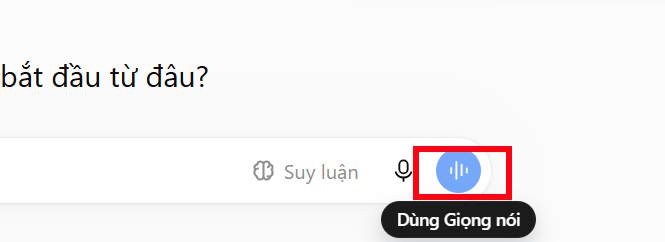 ChatGPT Voice trên máy tính