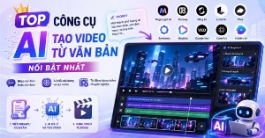 TOP công cụ AI tạo video từ văn bản nổi bật nhất