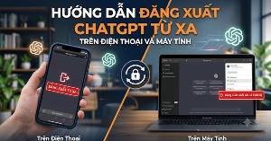 Cách đăng xuất ChatGPT từ xa trên điện thoại và máy tính
