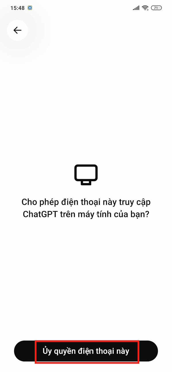 Ủy quyền kết nối trên ChatGPT