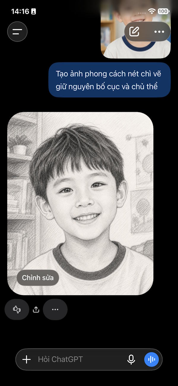 Phản hồi từ ChatGPT