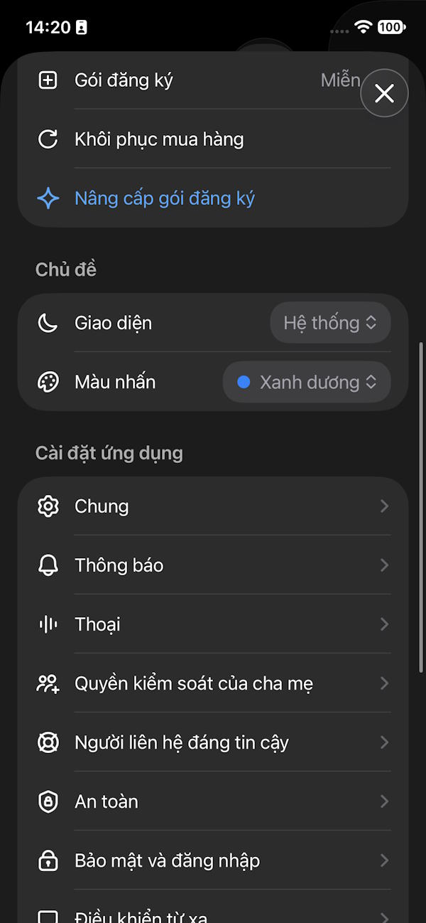 Cài đặt trên ChatGPT
