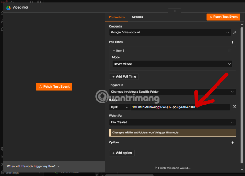 n8n Google Drive Trigger