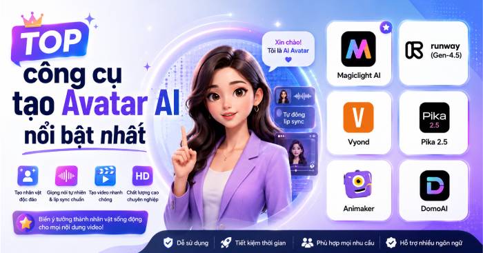 Những công cụ tạo Avatar AI nào thực sự đáng dùng?