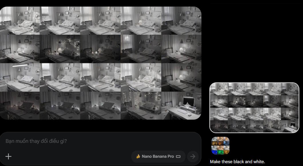 Newly created image in Google Flow