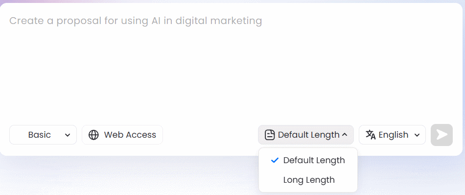 Giao diện tạo file PDF LightPDF PDF Generator