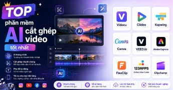 TOP phần mềm AI cắt ghép video tốt nhất