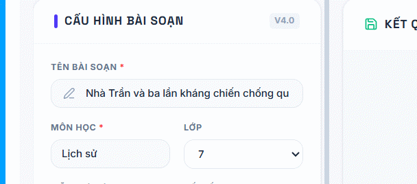 Nhập tên bài học triển khai NLS