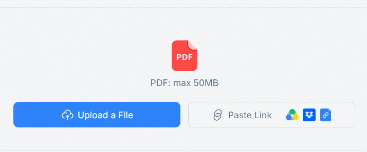 Tải tài liệu PDF cần dịch lên NoteGPT