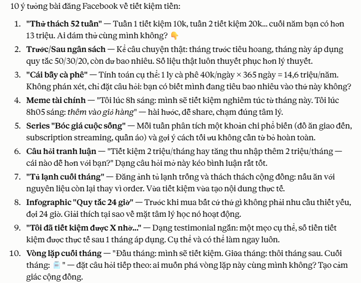 Mã lệnh Claude /ideas