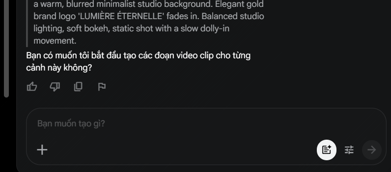 Tạo video từ storyboard qua Tác nhân Google Flow