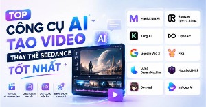 TOP công cụ AI tạo video thay thế Seedance tốt nhất