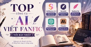 TOP công cụ AI viết fanfic nổi bật nhất
