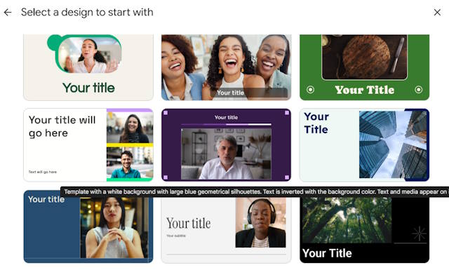 Mẫu video tóm tắt tài liệu trên Google Vids