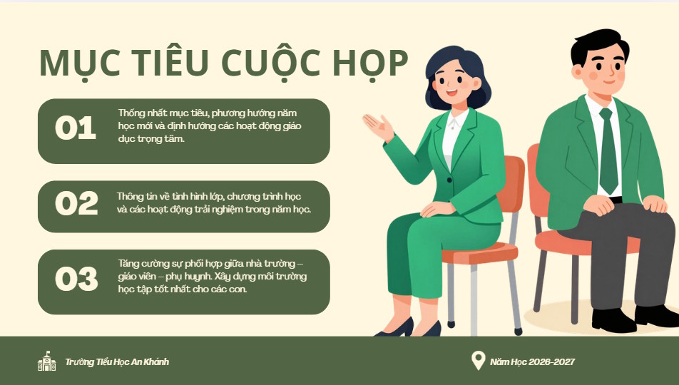 Tạo slide họp phụ huynh trên Canva AI