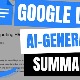Hướng dẫn tạo tóm tắt tài liệu tự động trên Google Docs