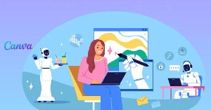 Tạo bài thuyết trình và video trong Canva AI