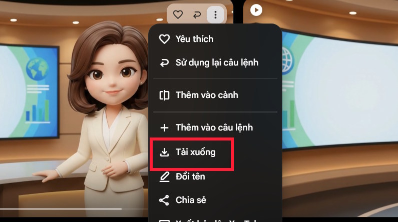 Tải phân cảnh làm video