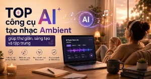TOP công cụ AI tạo nhạc không gian ambient để thư giãn, tập trung