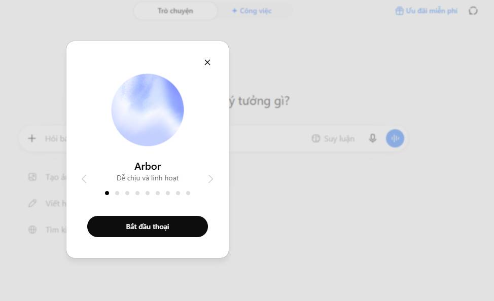 Cuộc trò chuyện bằng giọng nói trực tiếp với ChatGPT