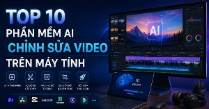 TOP 10 phần mềm AI chỉnh sửa video trên máy tính