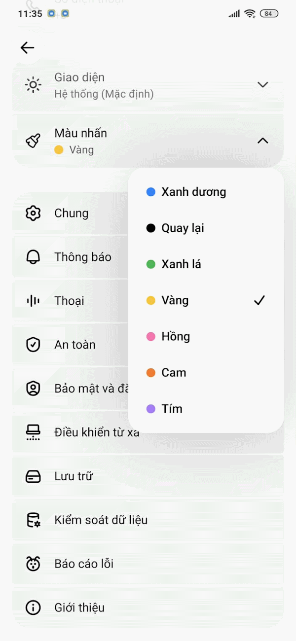 Đổi màu ChatGPT