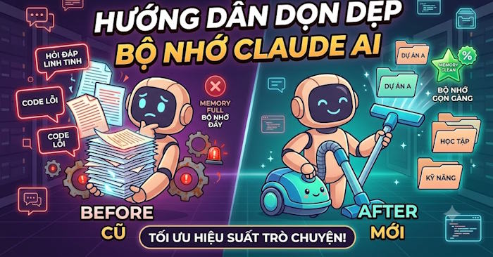 Cách quản lý và xóa bộ nhớ Claude hiệu quả
