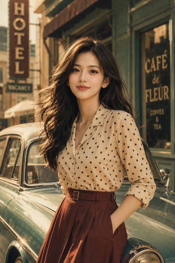 /retro tạo ảnh Phong cách retro