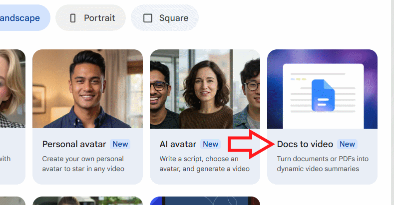 Docs to video Google Vids