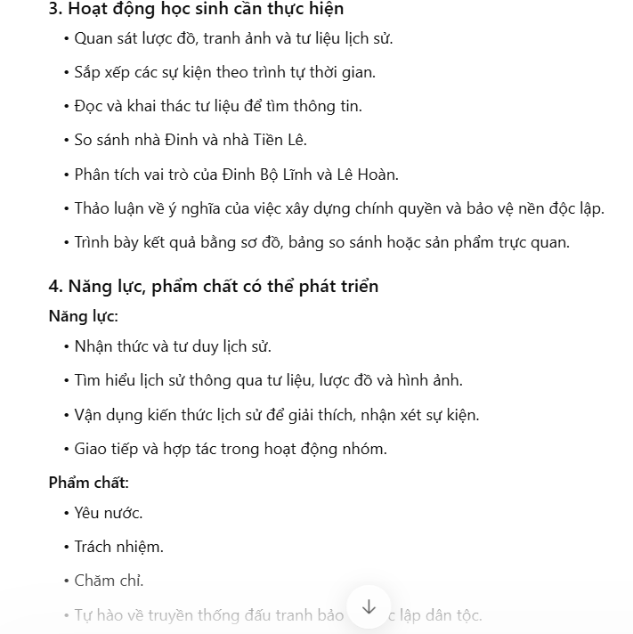 Prompt phân tích bài học