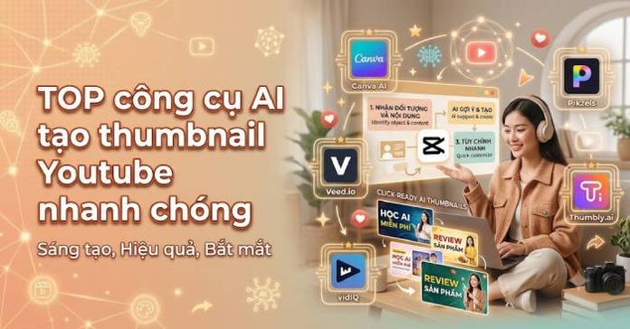 TOP công cụ AI tạo thumbnail Youtube nhanh chóng
