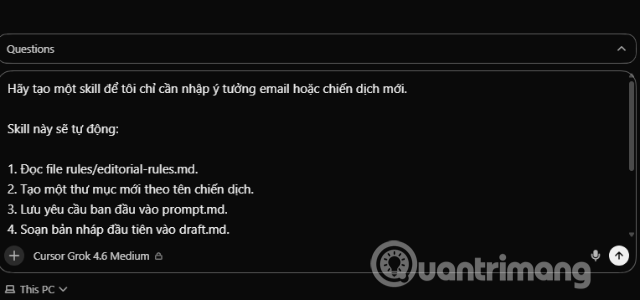 thiết lập AI nhớ văn phong của bạn