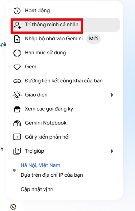 Trí thông minh trên Gemini