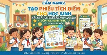 Prompt tạo phiếu tích điểm đổi quà cho học sinh