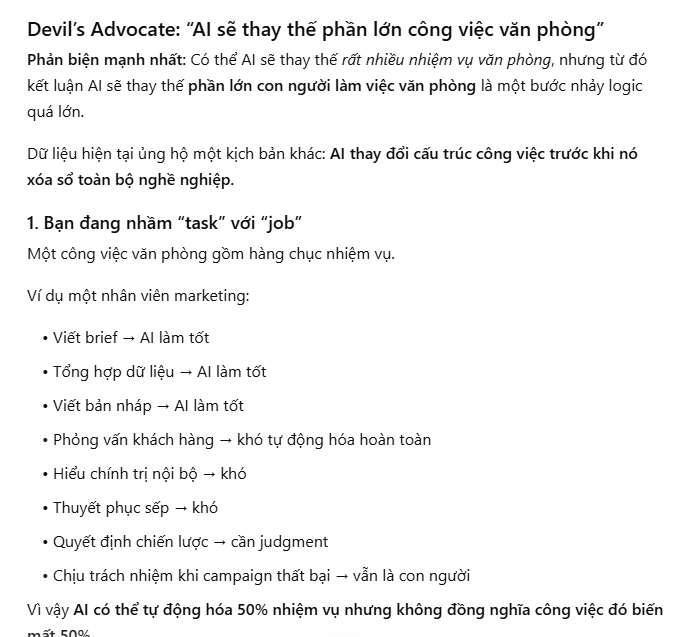 Devil's Advocate: [Quan điểm]