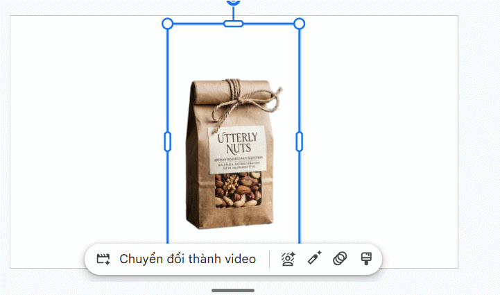Image with background removed in Google Vids