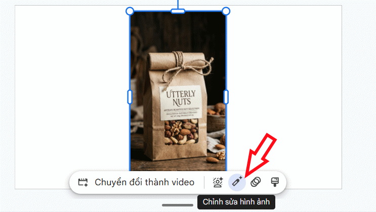 AI edit option in Google Vids